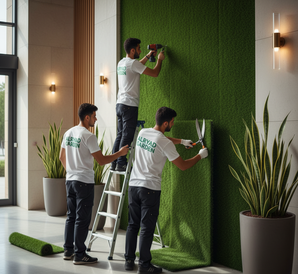 أفضل شركة تركيب عشب جداري بالرياض