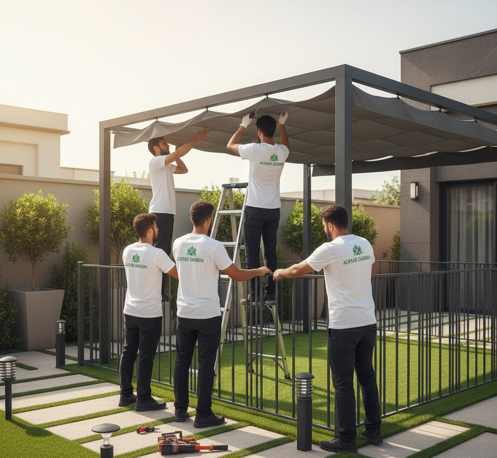 أفضل شركة تركيب مظلات وسواتر بالرياض